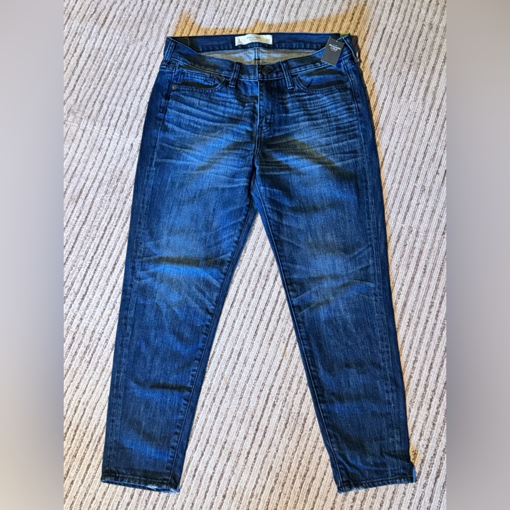 Abercrombie & Fitch Dark Blue Jeans
